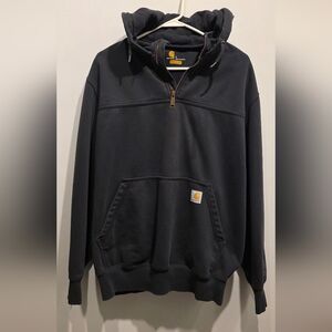 Carhartt Black Half-Zip Sweatshirt